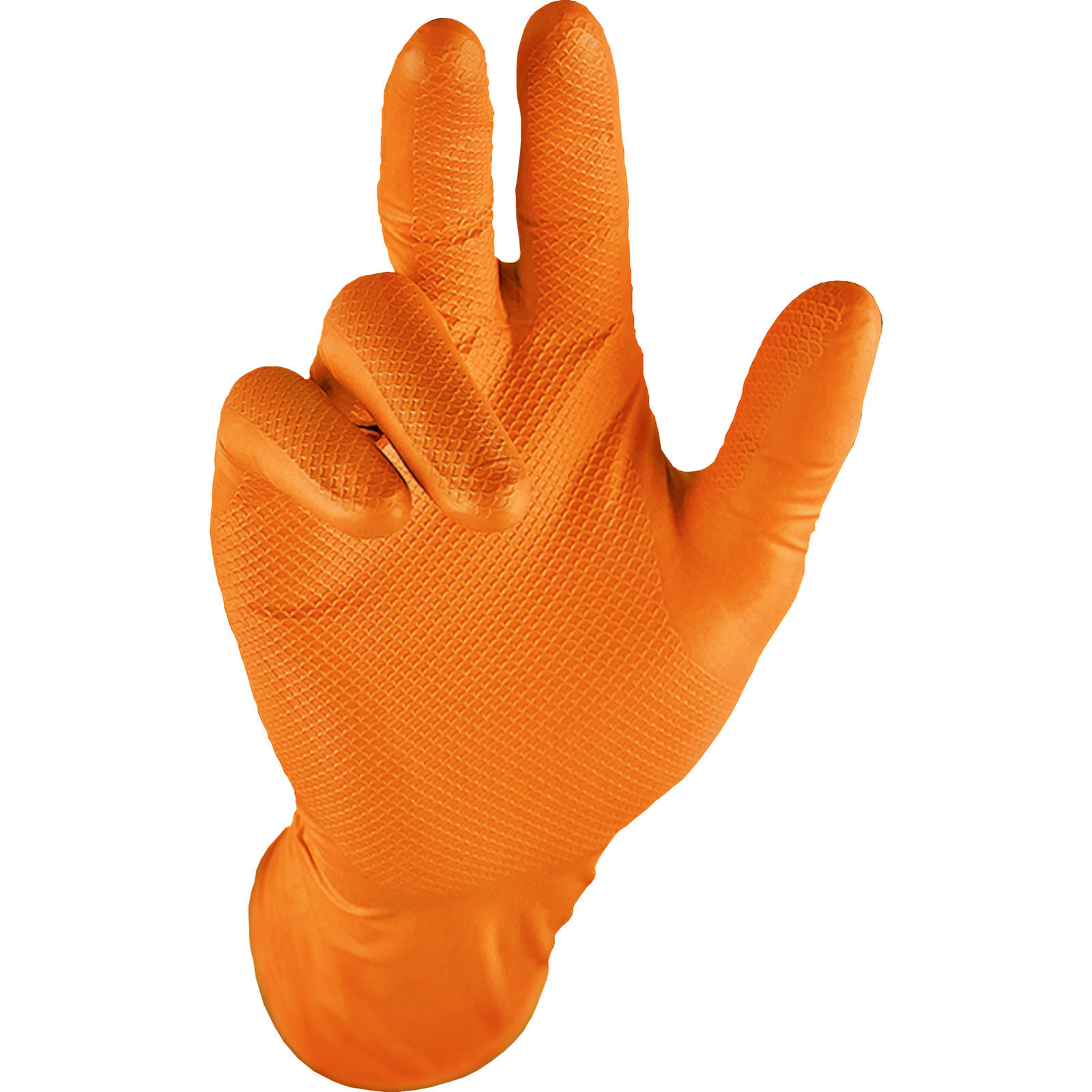 ORANGE GRIPPAZ NITRILE GLOVES XL (1 Pack of 50)