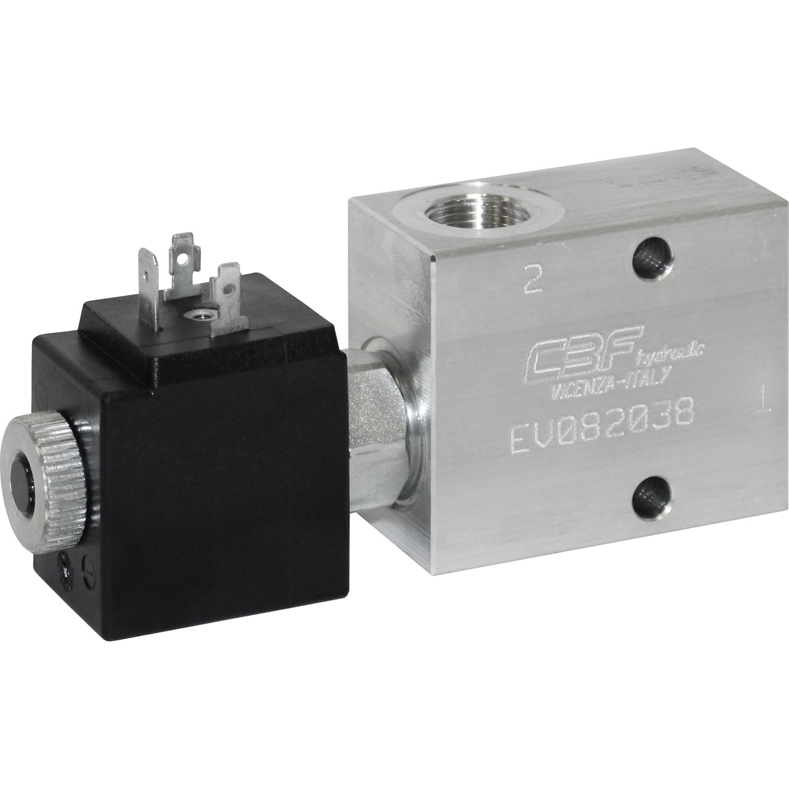 CHECK VALVE SOLENOID OPERATED 12V 3/8 1 WAY N/C