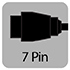 7 Pin Male Symbol